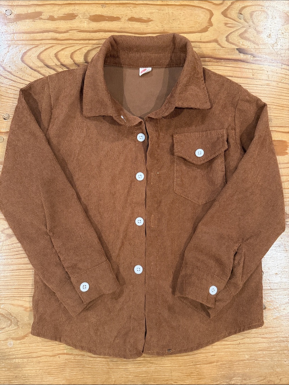 Corduroy Button-Up Shirt